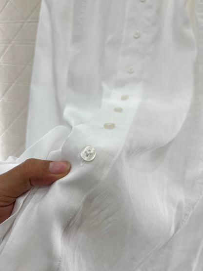 2025 Early Autumn New Embroidered Hollow T-shirt with Midi Skirt