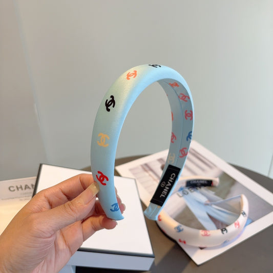 25 Summer new exquisite sponge color headband