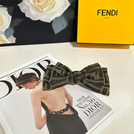 25 Summer New Letter Printed Bow Hairpin