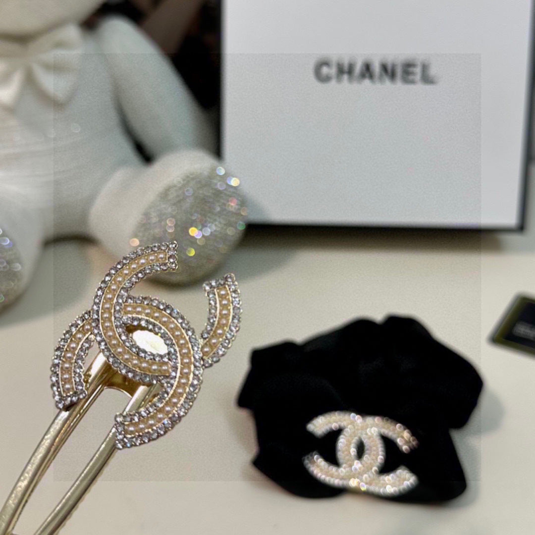 25 new retro chain with diamond hairpins and hair bands for summer