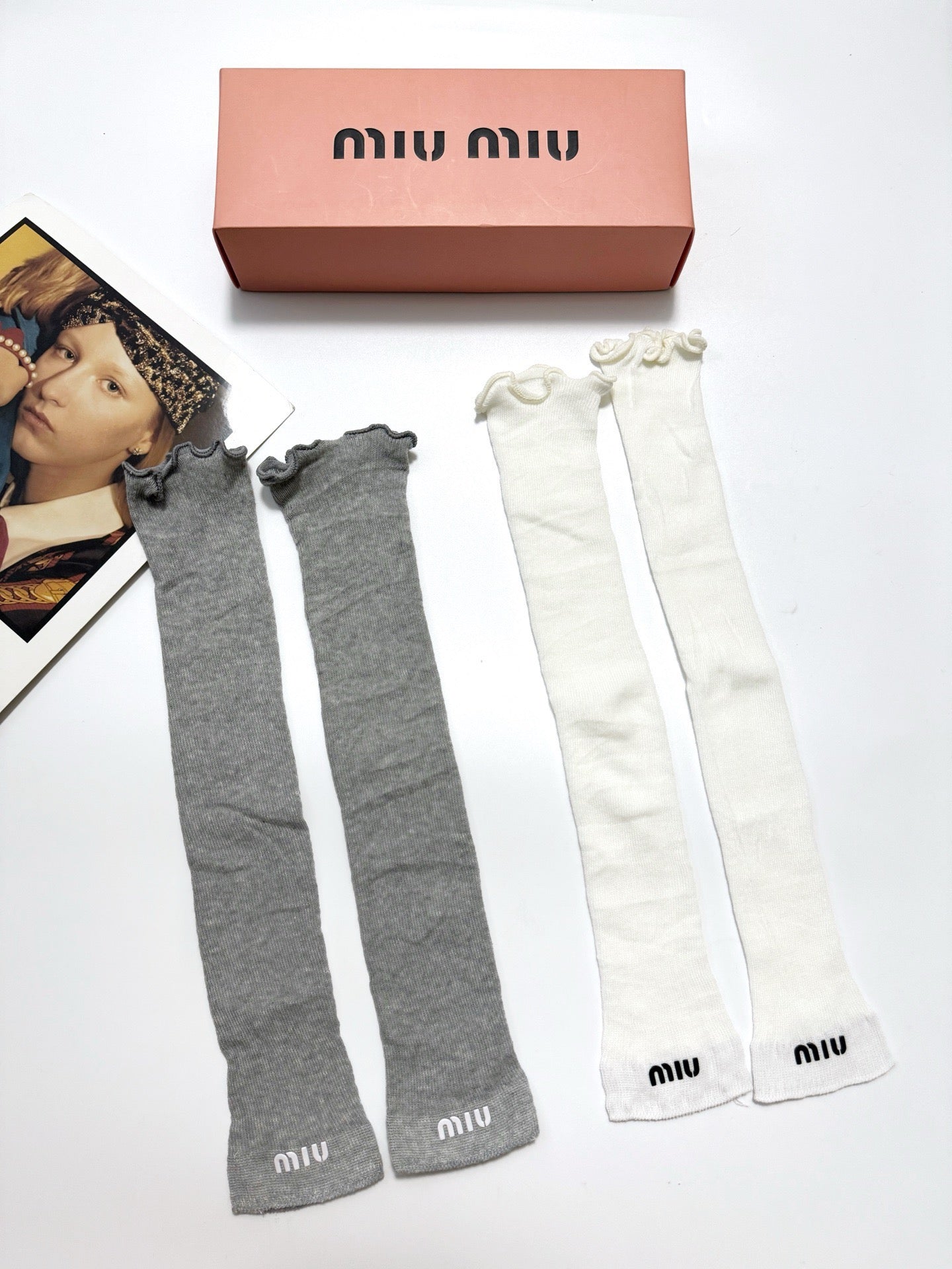25 Summer new classic letter logo pure cotton socks