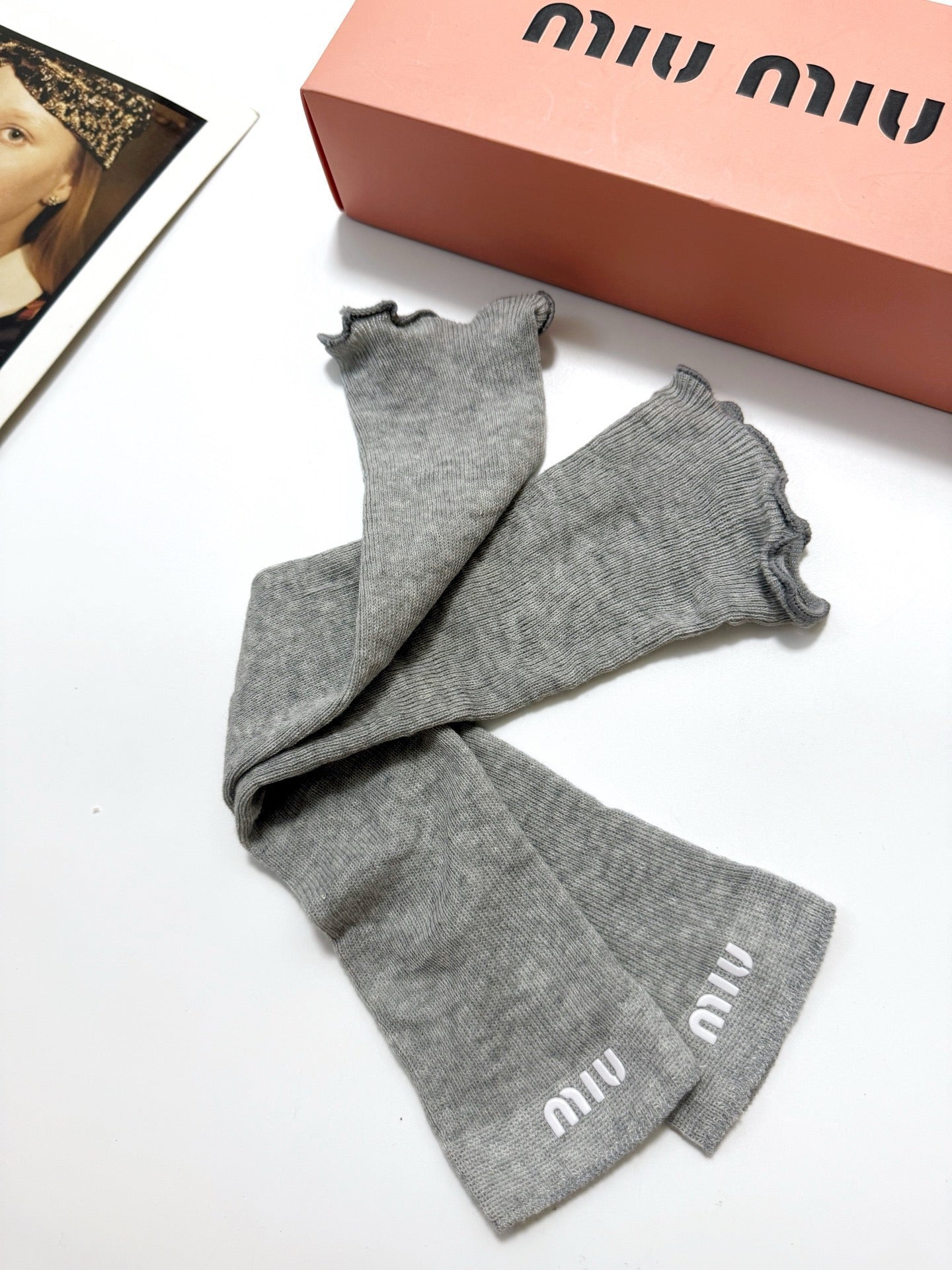 25 Summer new classic letter logo pure cotton socks