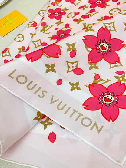 25 Summer New Twill Silk Square Scarf