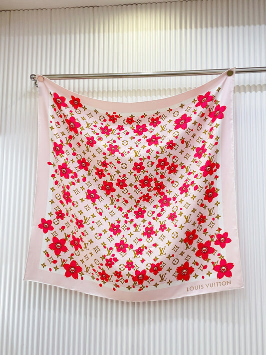 25 Summer New Twill Silk Square Scarf