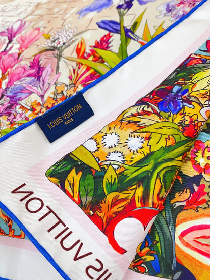 25 Summer New Twill Silk Square Scarf