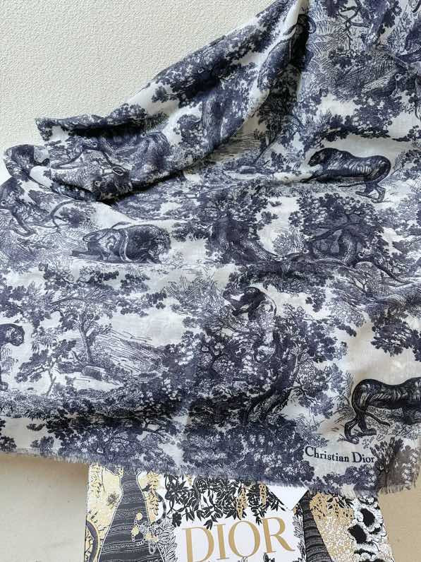 25 autumn and winter new animal jungle silk cashmere scarf long shawl