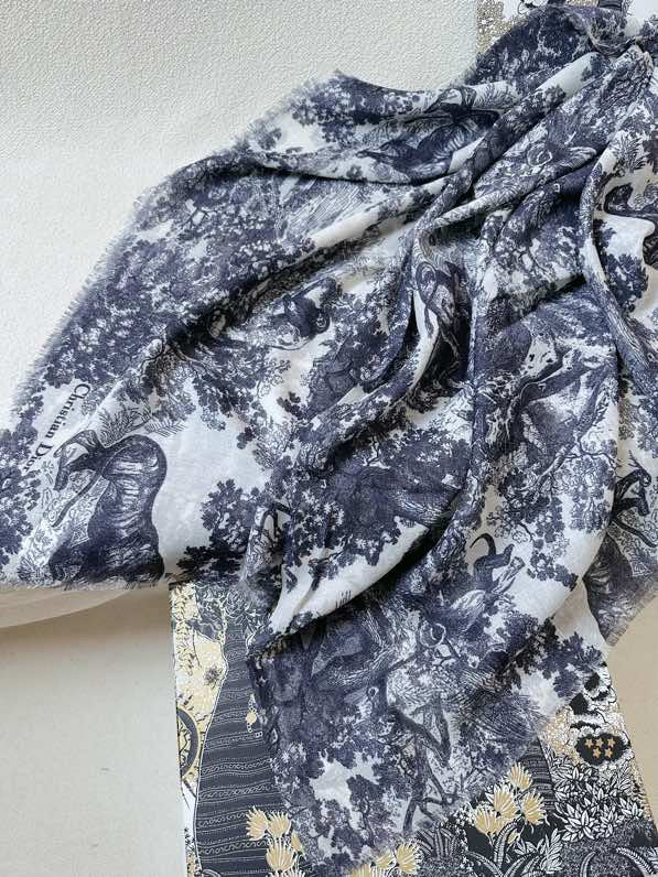 25 autumn and winter new animal jungle silk cashmere scarf long shawl