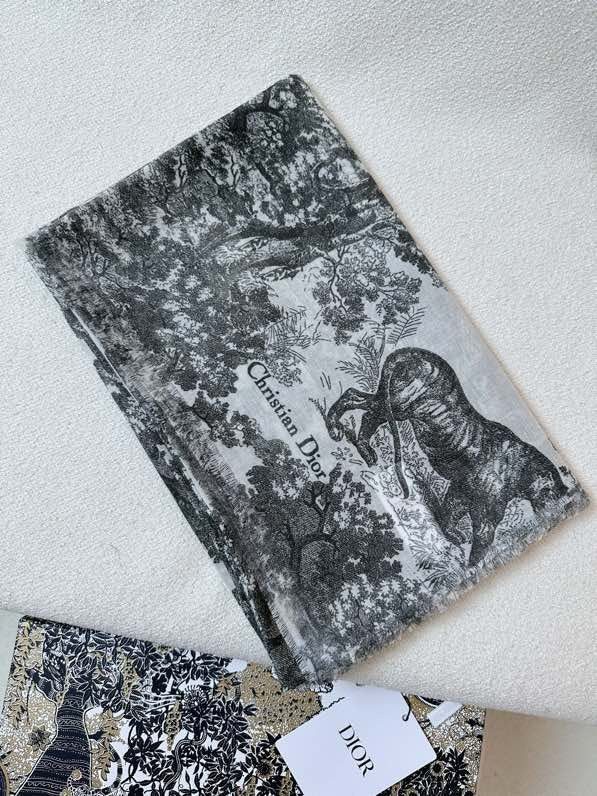 25 autumn and winter new animal jungle silk cashmere scarf long shawl