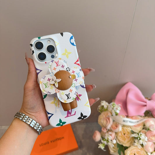 Classic old flower magnetic phone case