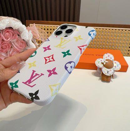 Classic old flower magnetic phone case