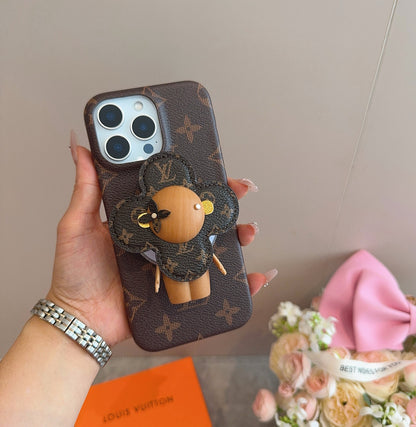 Classic old flower magnetic phone case