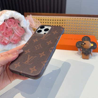 Classic old flower magnetic phone case