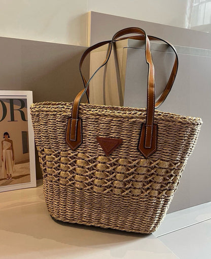 25 New Summer Raffia Hand-woven Bags