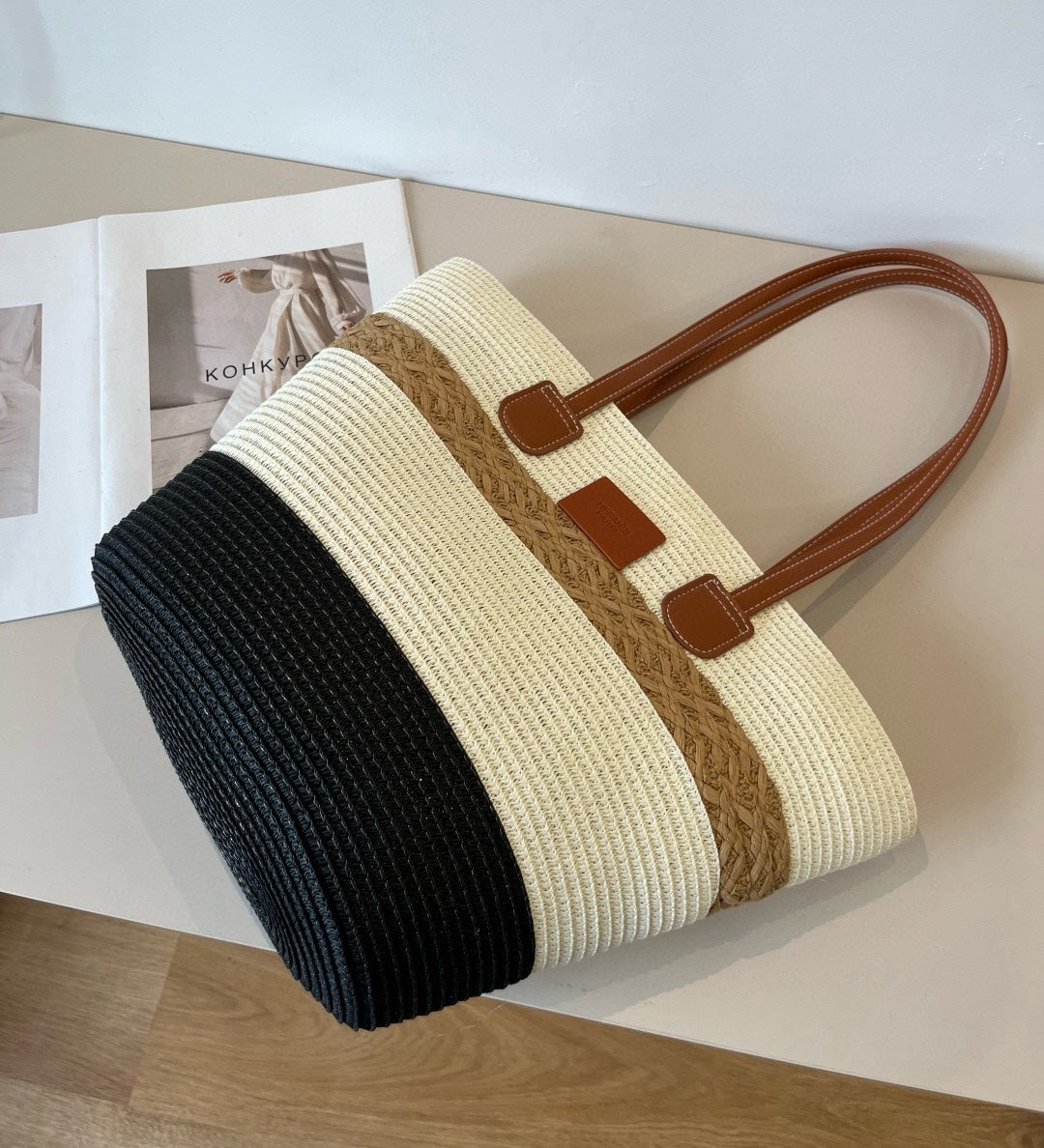 25 New Summer Raffia Hand-woven Bags