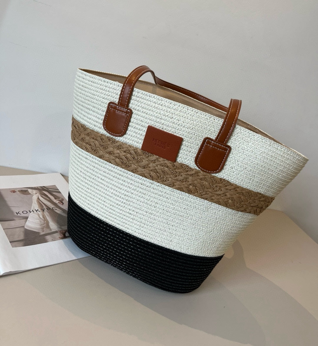 25 New Summer Raffia Hand-woven Bags