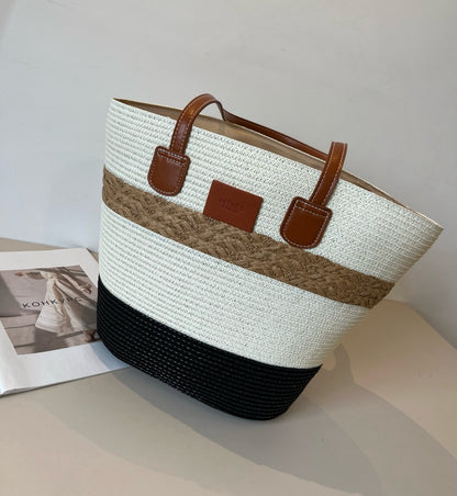 25 New Summer Raffia Hand-woven Bags