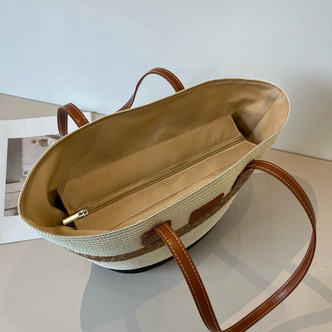 25 New Summer Raffia Hand-woven Bags