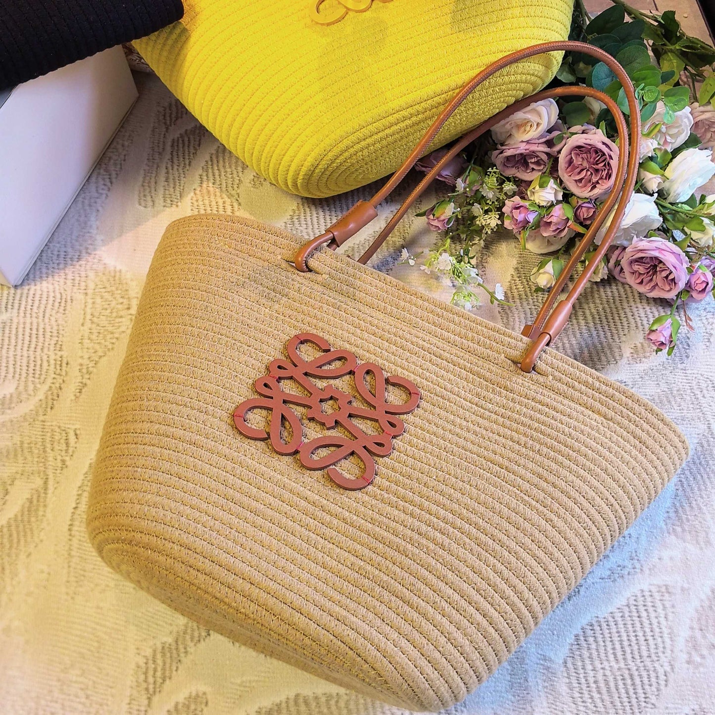 New Dopamine Multi-color Straw Bag