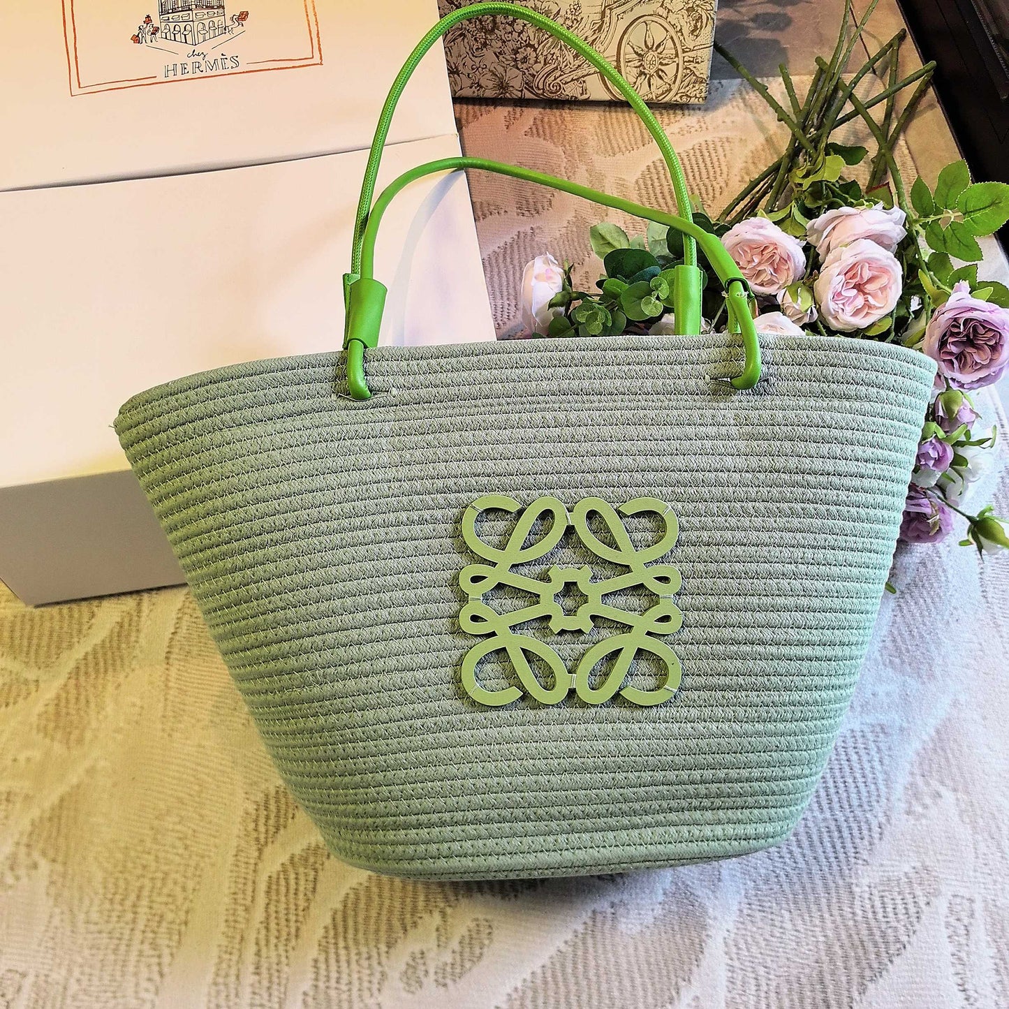 New Dopamine Multi-color Straw Bag