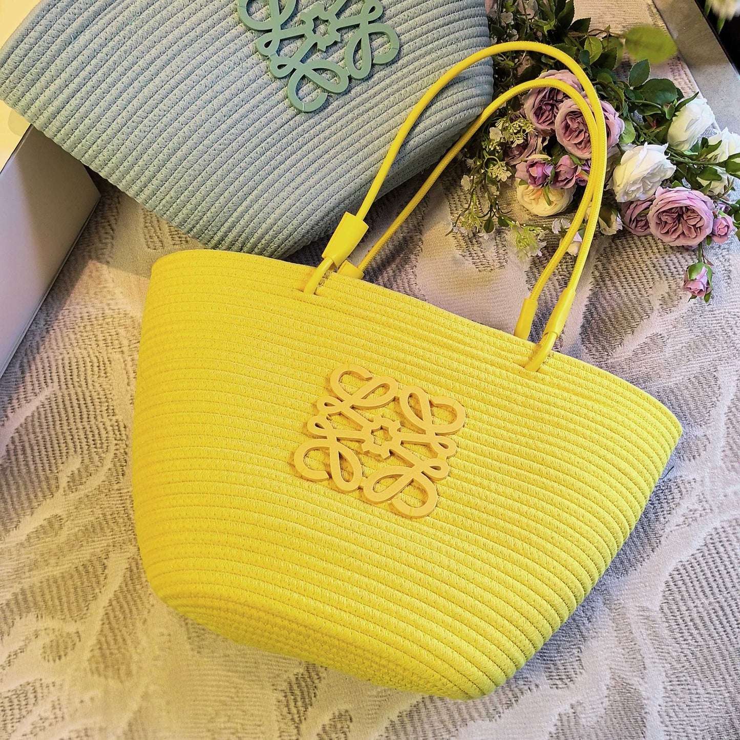 New Dopamine Multi-color Straw Bag