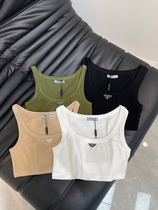 P 25 Classic Triangle Logo Short-Sleeve Tank Top