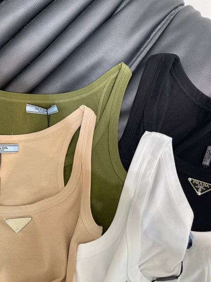 P 25 Classic Triangle Logo Short-Sleeve Tank Top