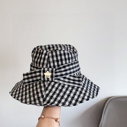 2025 New Plaid Holiday Style Bucket Hat