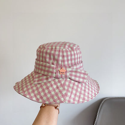 2025 New Plaid Holiday Style Bucket Hat
