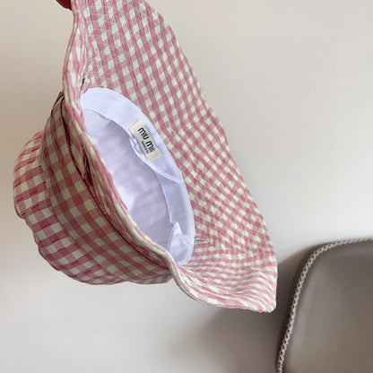2025 New Plaid Holiday Style Bucket Hat