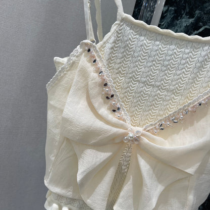 25 Early Autumn New Style Diamond Bowknot Suspender