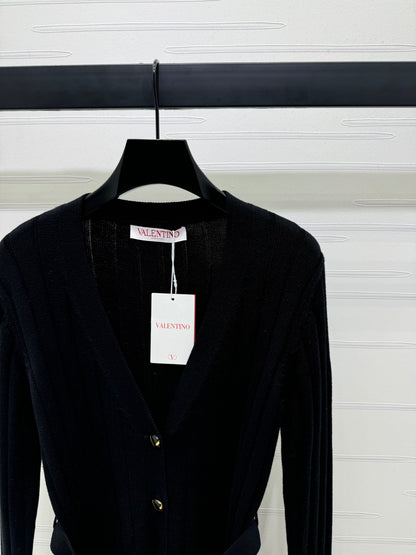 2025 Early Autumn New Ostrich Feather Slim Knit Cardigan