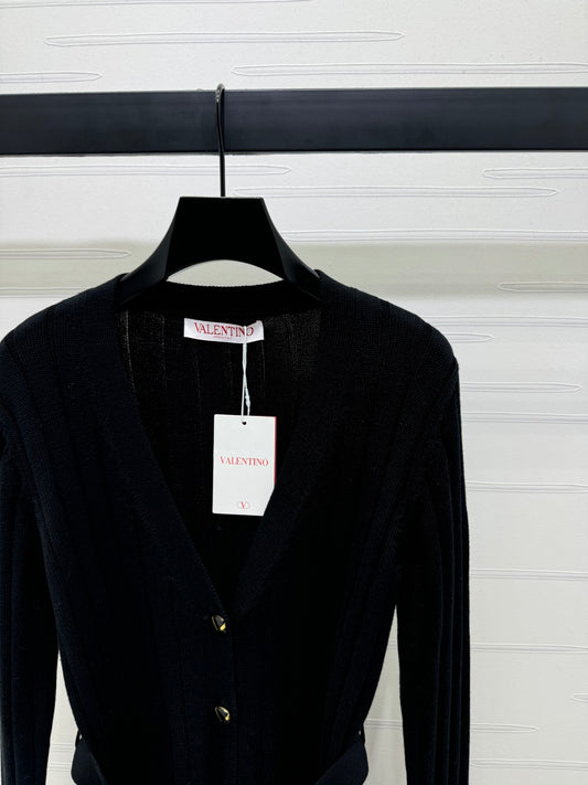 2025 Early Autumn New Ostrich Feather Slim Knit Cardigan