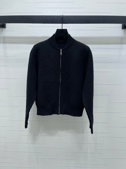2025 Early Autumn New Jacquard Letter Knitted Jacket