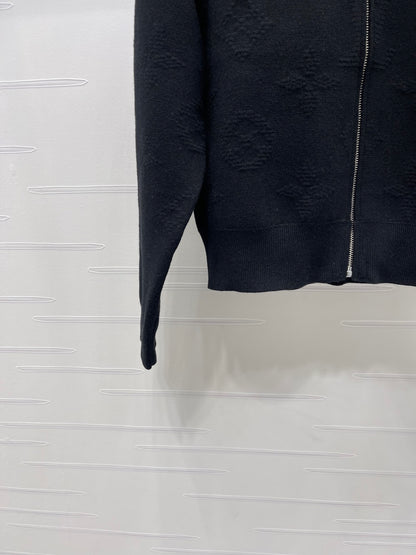 2025 Early Autumn New Jacquard Letter Knitted Jacket