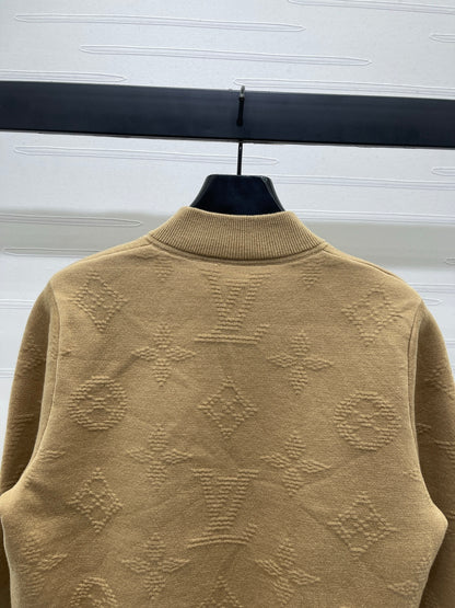 2025 Early Autumn New Jacquard Letter Knitted Jacket