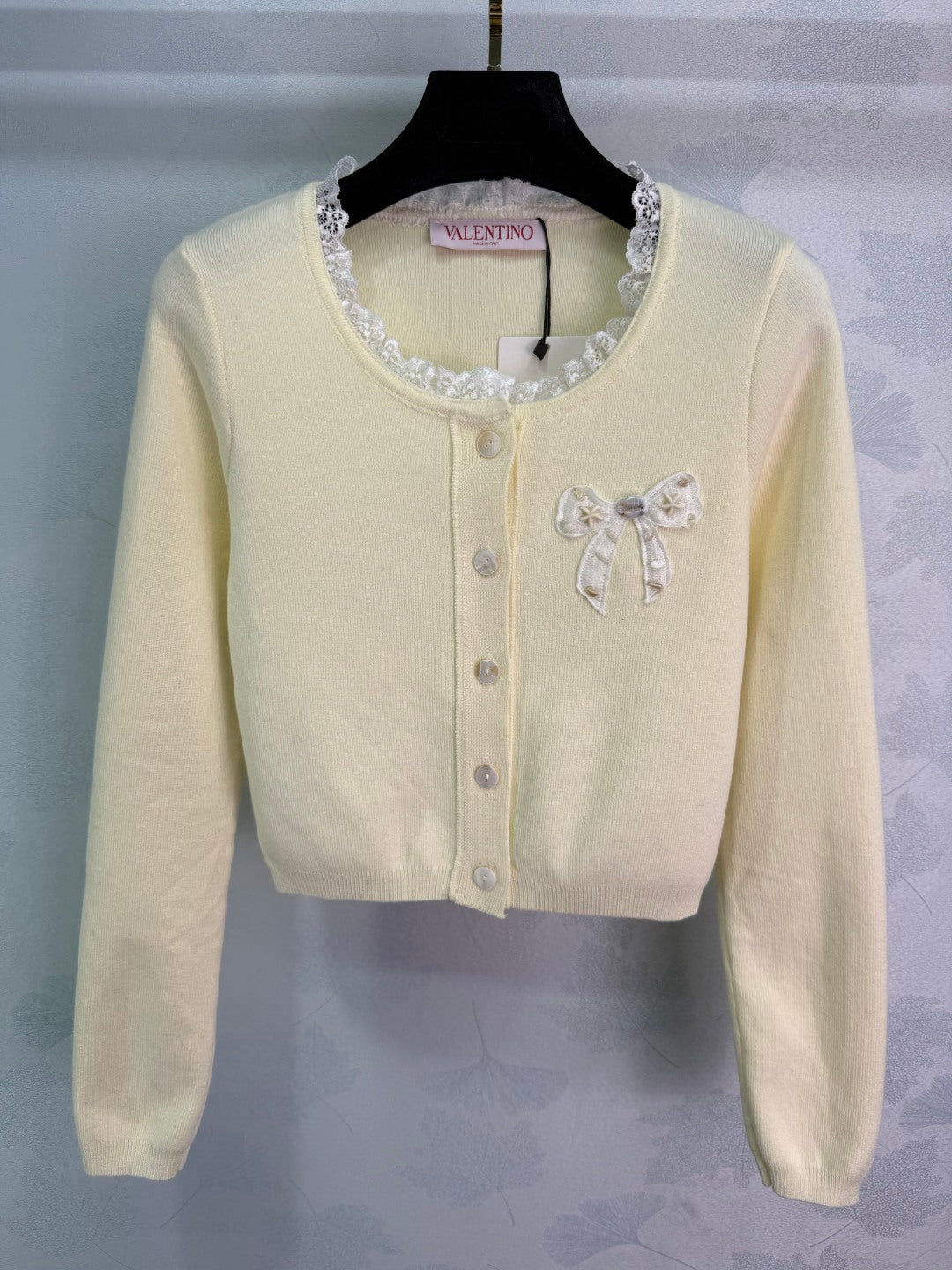 25 Early Autumn New Bow Knitted Cardigan