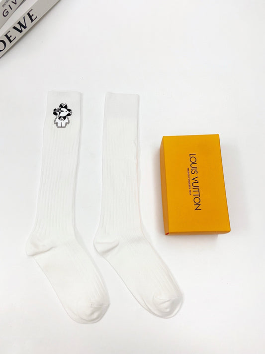 Classic logo cotton socks