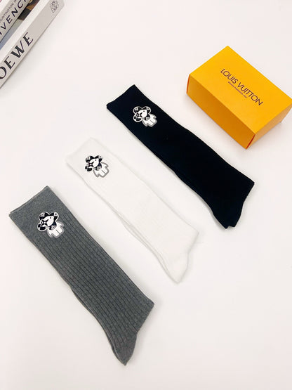 Classic logo cotton socks
