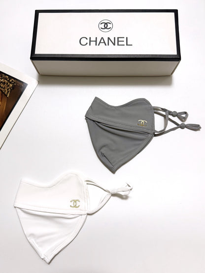 Classic letter logo ice silk sunscreen mask