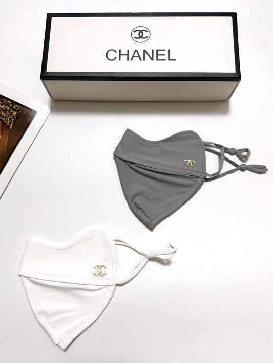 Classic letter logo ice silk sunscreen mask