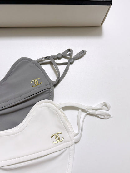Classic letter logo ice silk sunscreen mask