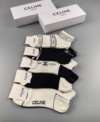 New jacquard letter socks