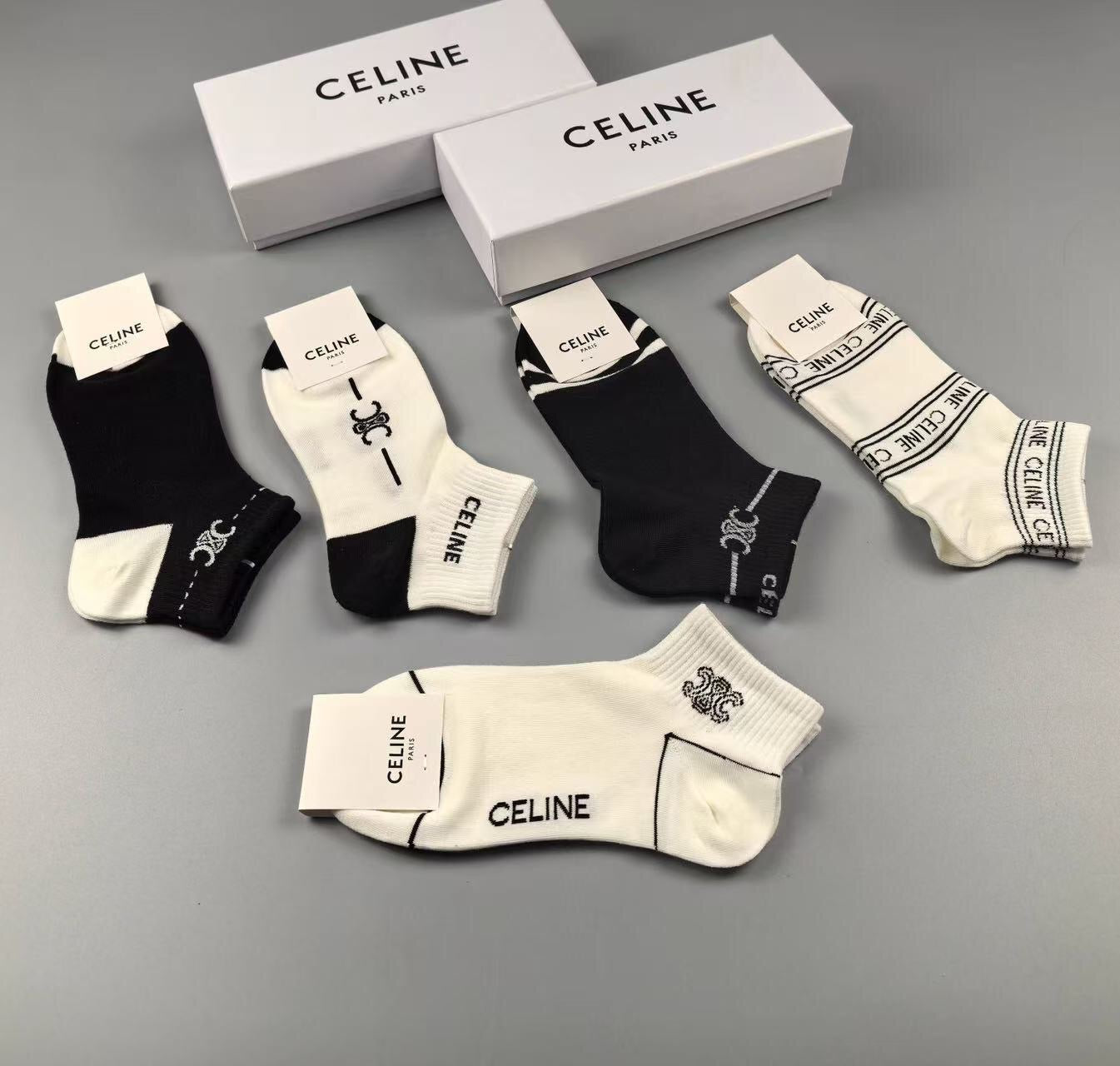 New jacquard letter socks