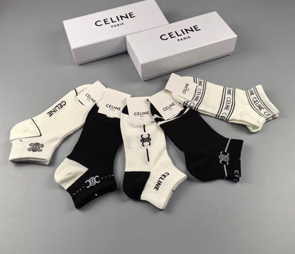 New jacquard letter socks