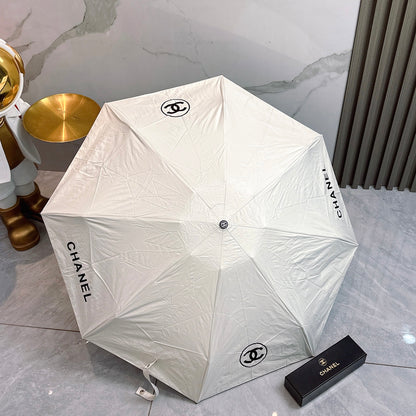 New style pearl handle with leather umbrella cover folding umbrella