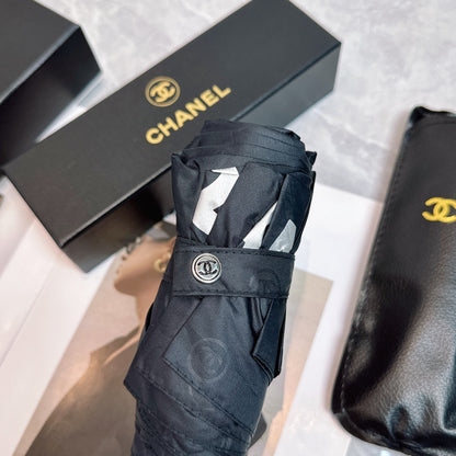 New style pearl handle with leather umbrella cover folding umbrella