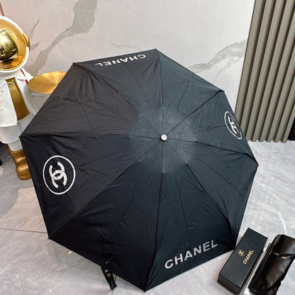 New style pearl handle with leather umbrella cover folding umbrella