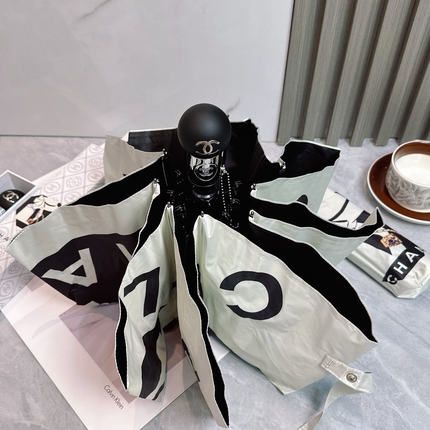 New summer style fully automatic folding umbrella