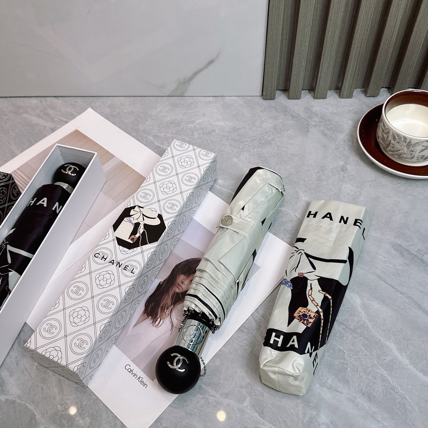 New summer style fully automatic folding umbrella