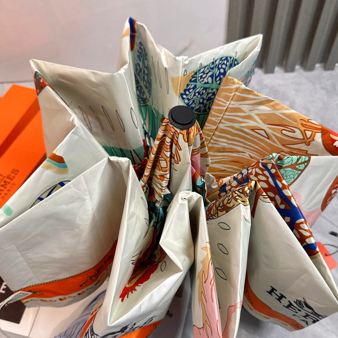 New summer style fully automatic folding umbrella